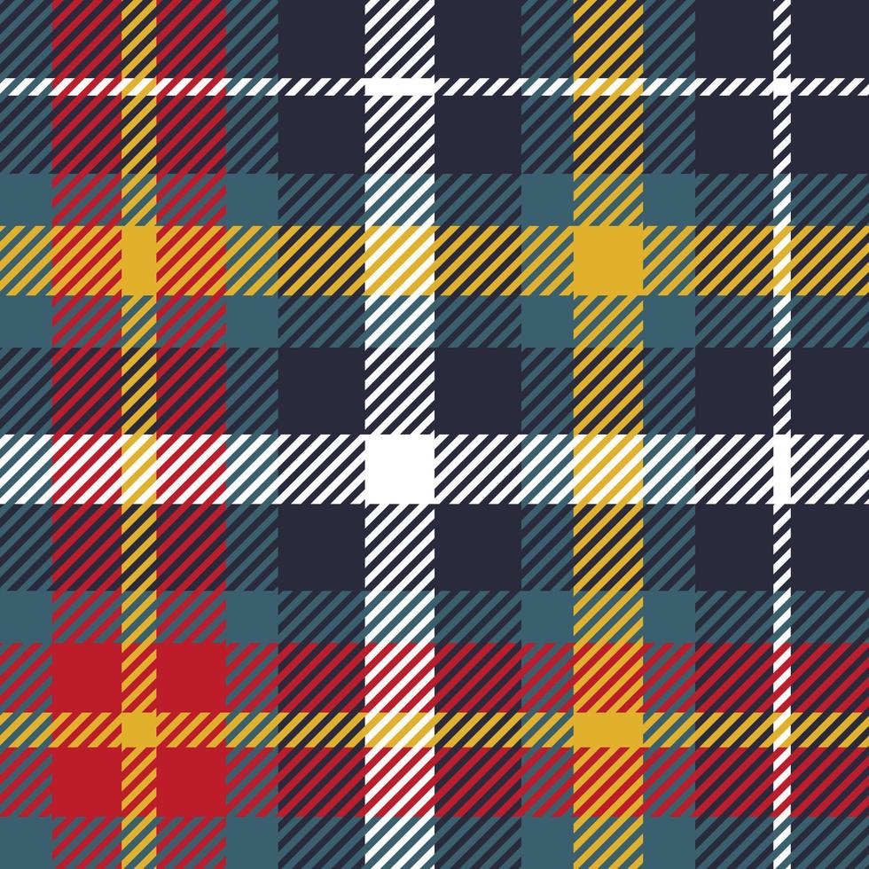 Ilustración de vector de fondo de patrón de tela escocesa de tartán negro, azul y gris