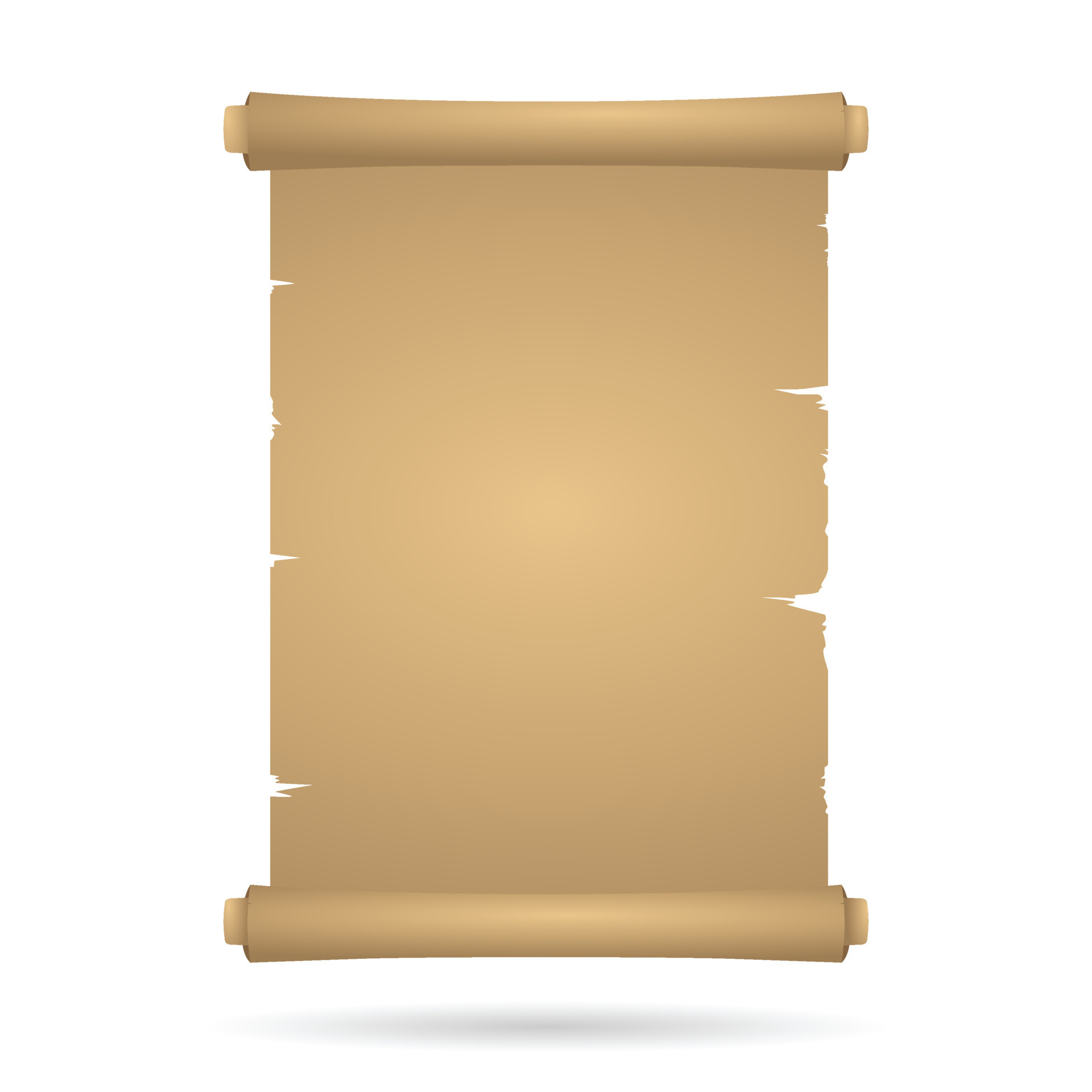 Old pirate antique scroll, illustration of retro scroll paper 9571984