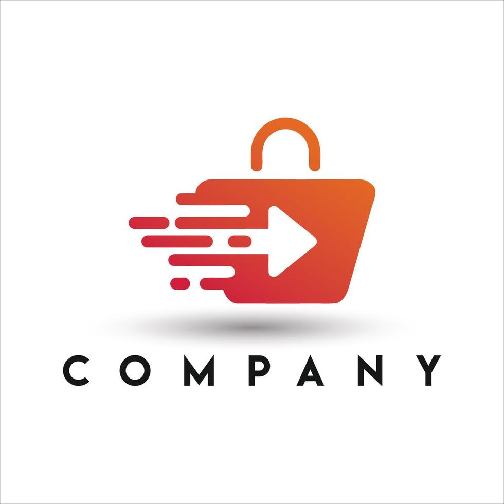 logotipo de la tienda digital vector