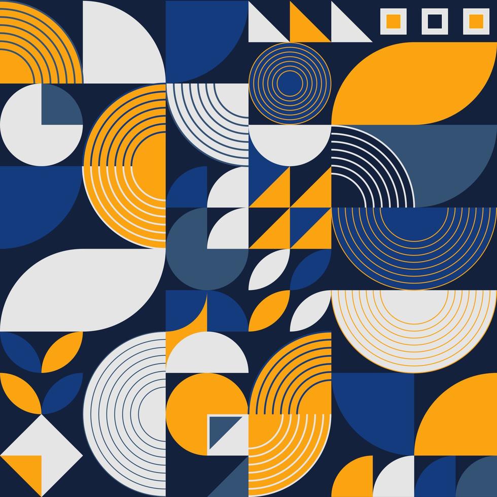 Neo geo pattern. Abstract Geo Art Vector Pattern Composition.