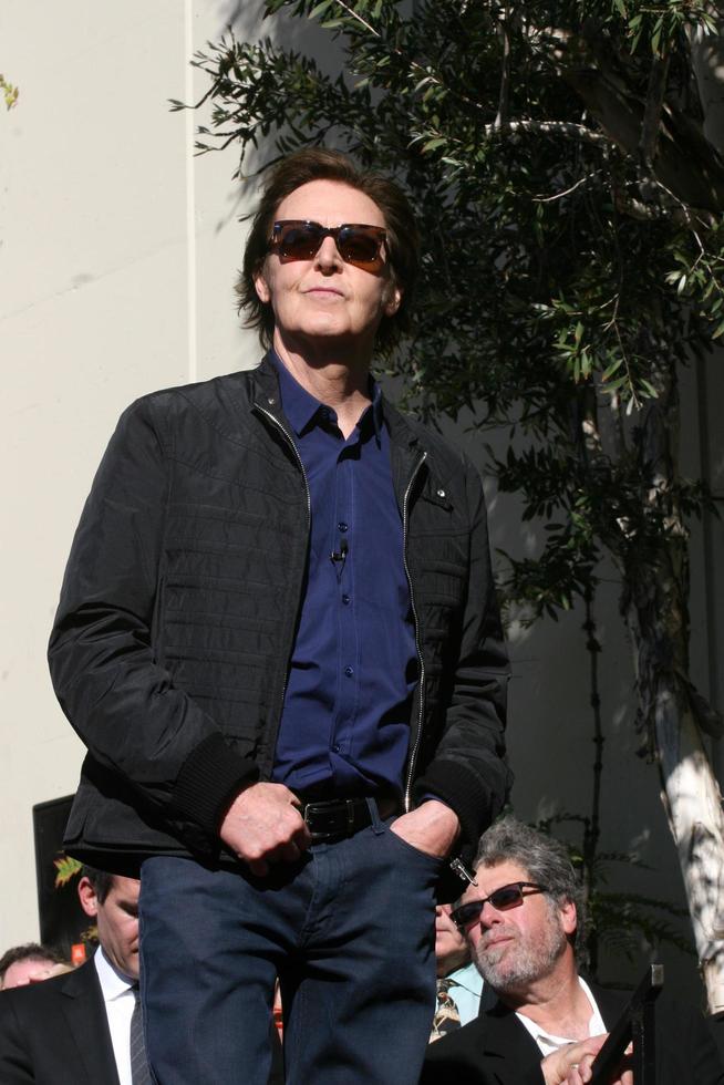 LOS ANGELES, FEB 9 - Paul McCartney at the Hollywood Walk of Fame Ceremony for Paul McCartney at Capital Records Building on February 9, 2012 in Los Angeles, CA photo