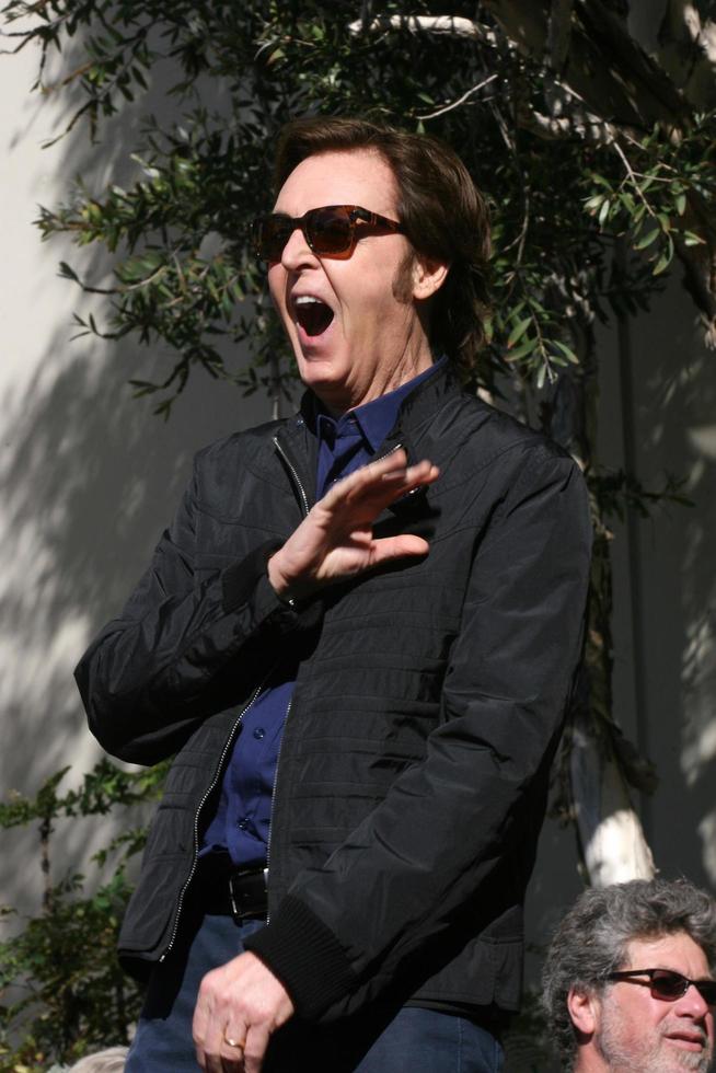 LOS ANGELES, FEB 9 - Paul McCartney at the Hollywood Walk of Fame Ceremony for Paul McCartney at Capital Records Building on February 9, 2012 in Los Angeles, CA photo