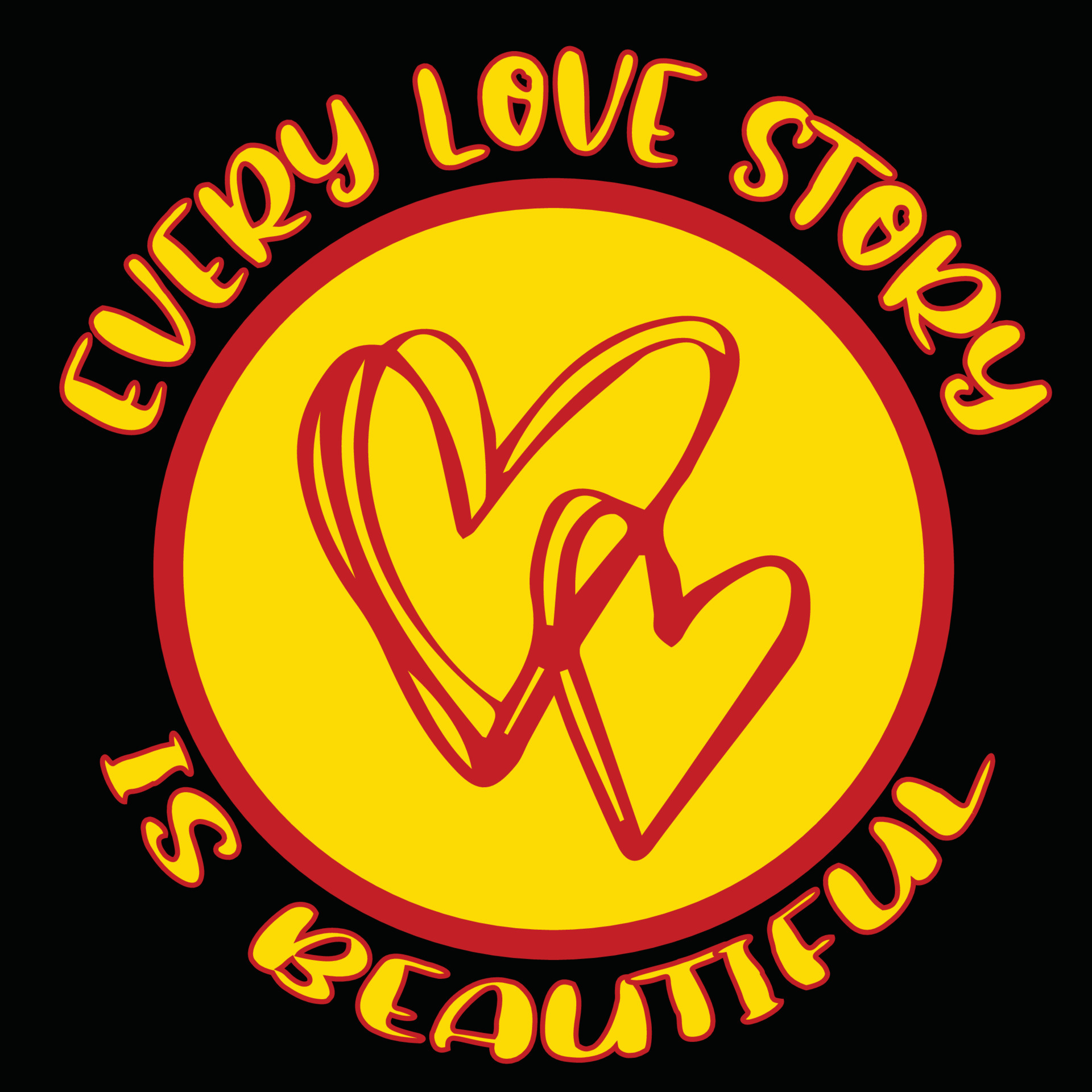 Every love story is beautiful 9574971 Vector Art at Vecteezy