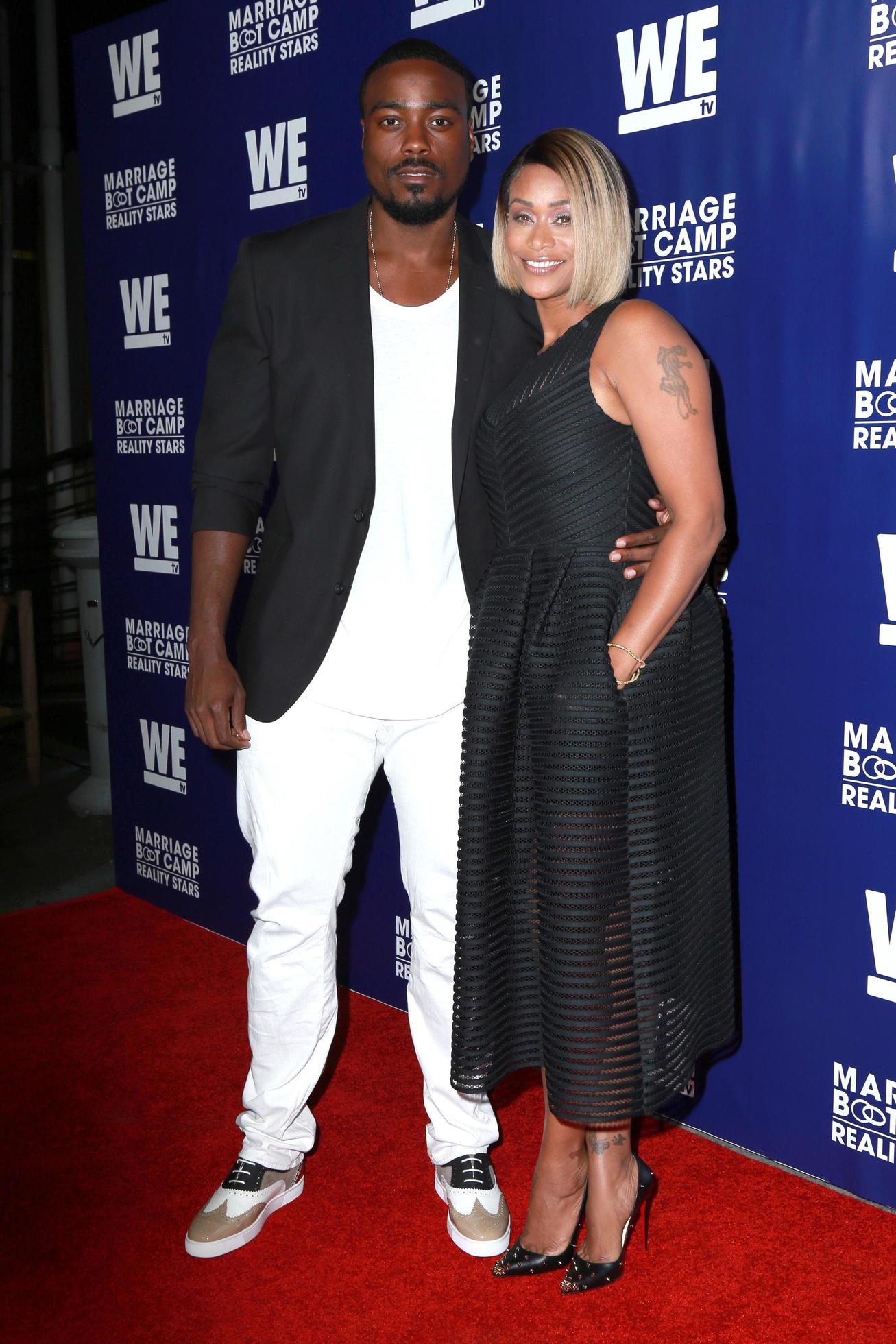 LOS ANGELES, MAY 28 Reggie Youngblood, Tami Roman at the WE tv s