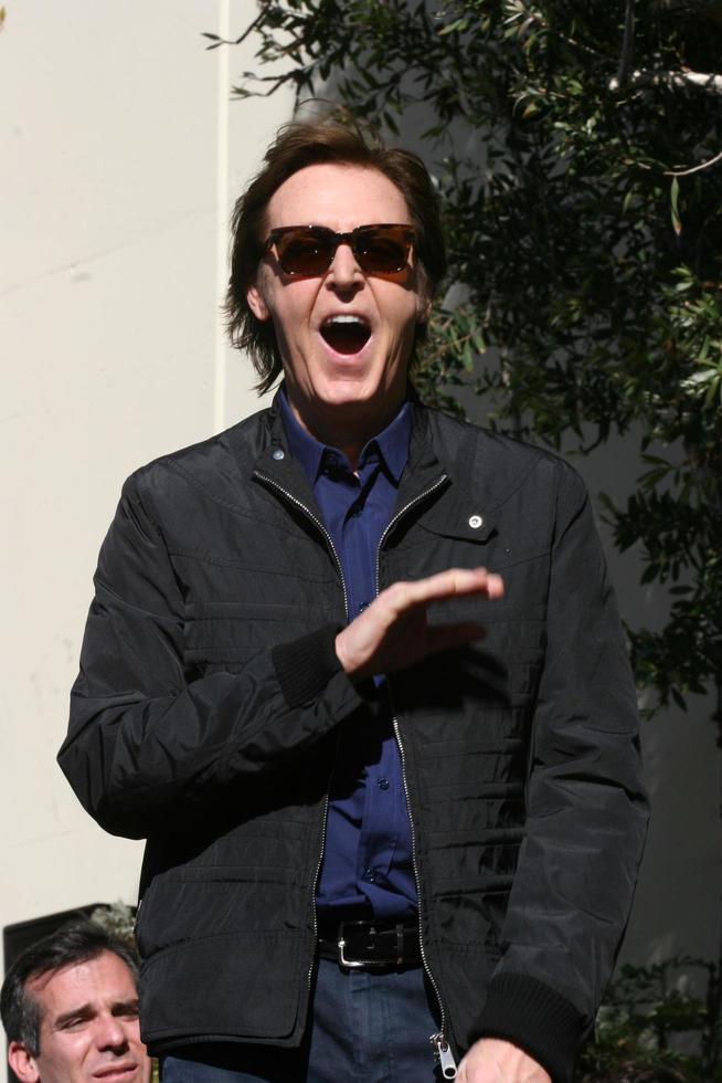 LOS ANGELES, FEB 9 - Paul McCartney at the Hollywood Walk of Fame Ceremony for Paul McCartney at Capital Records Building on February 9, 2012 in Los Angeles, CA photo