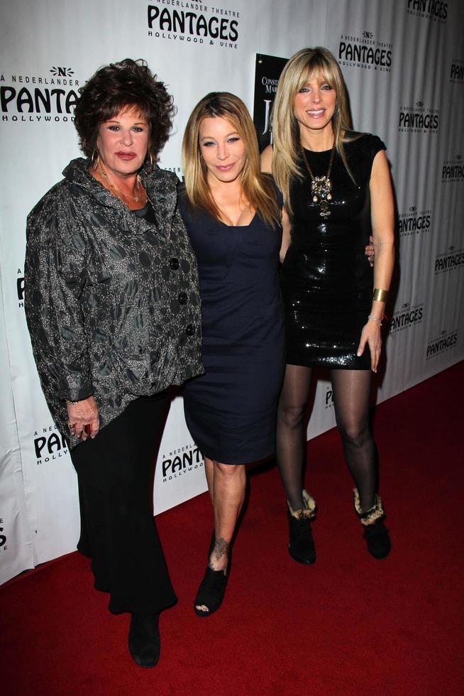 LOS ANGELES, FEB 12 -  Lainie Kazan, Taylor Dayne, Marla Maples arrives at the Jekyll and Hyde Play Opening at the Pantages Theater on February 12, 2013 in Los Angeles, CA photo