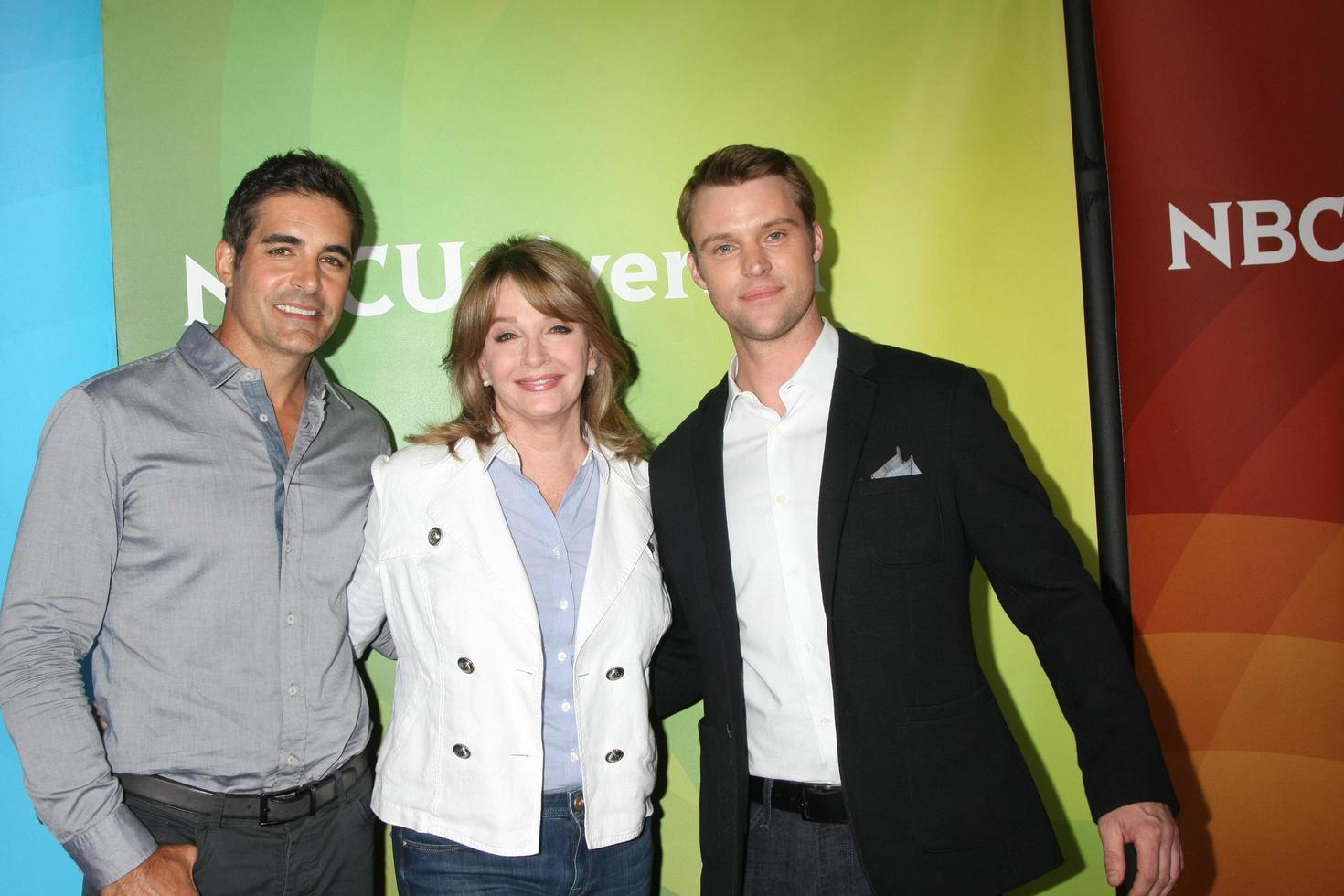 los angeles, 2 de febrero - galen gering, deidre hall, jesse spencer en el nbc universal summer press day 2015 en el hotel huntington langham el 2 de abril de 2015 en pasadena, ca foto