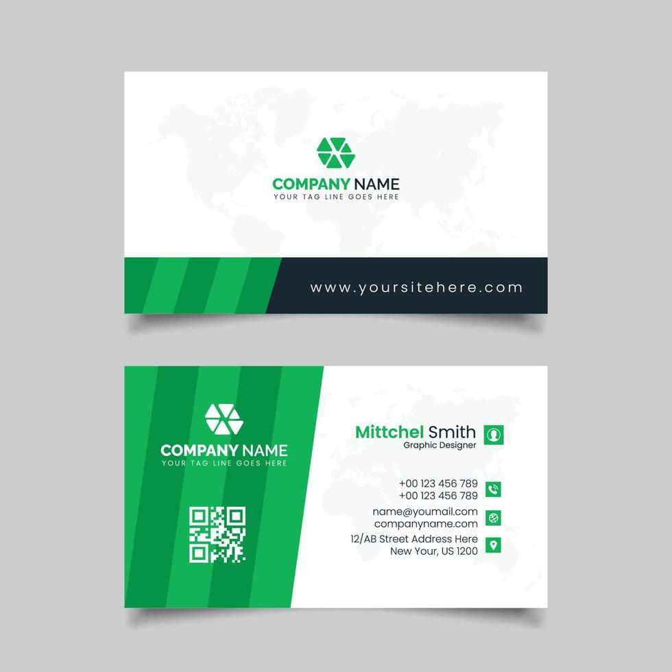 Creative Modern Business Card Design vector
