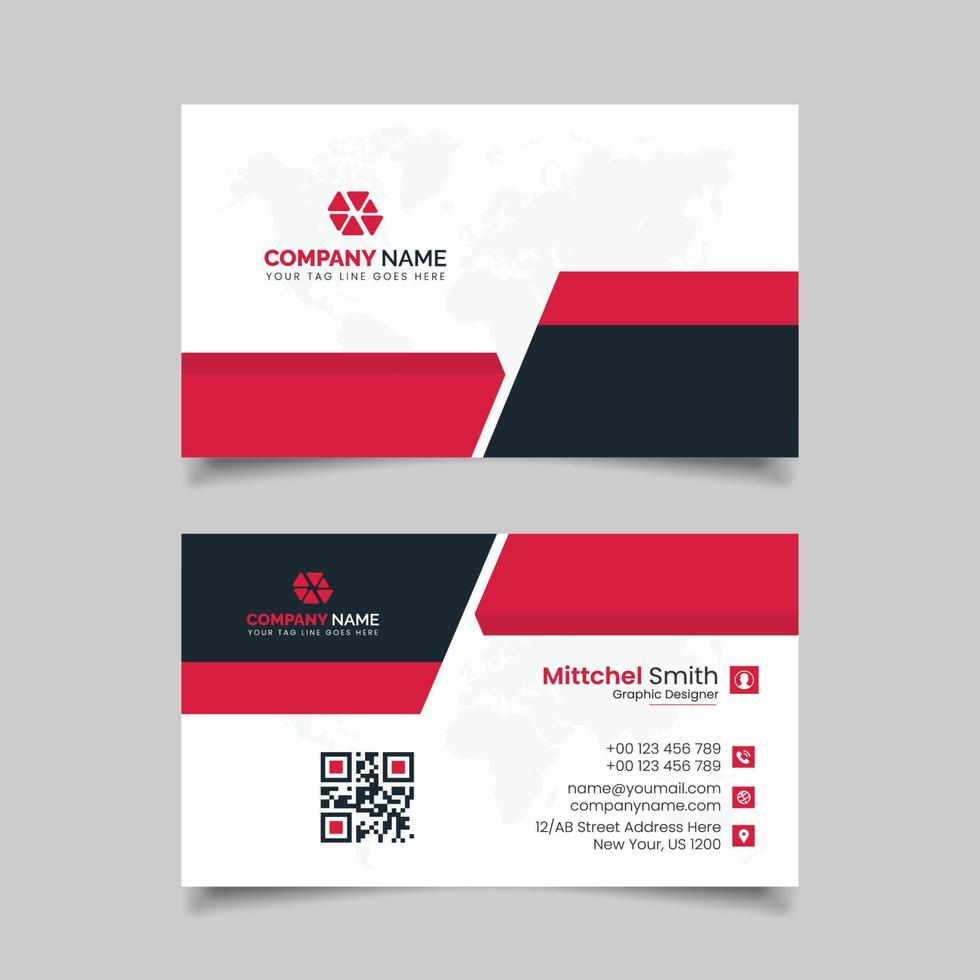 Creative Modern Business Card Design vector