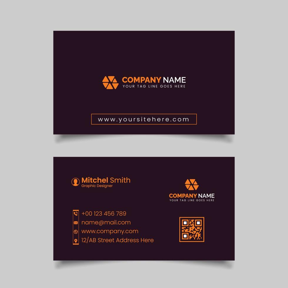 Creative Modern Business Card Template vector