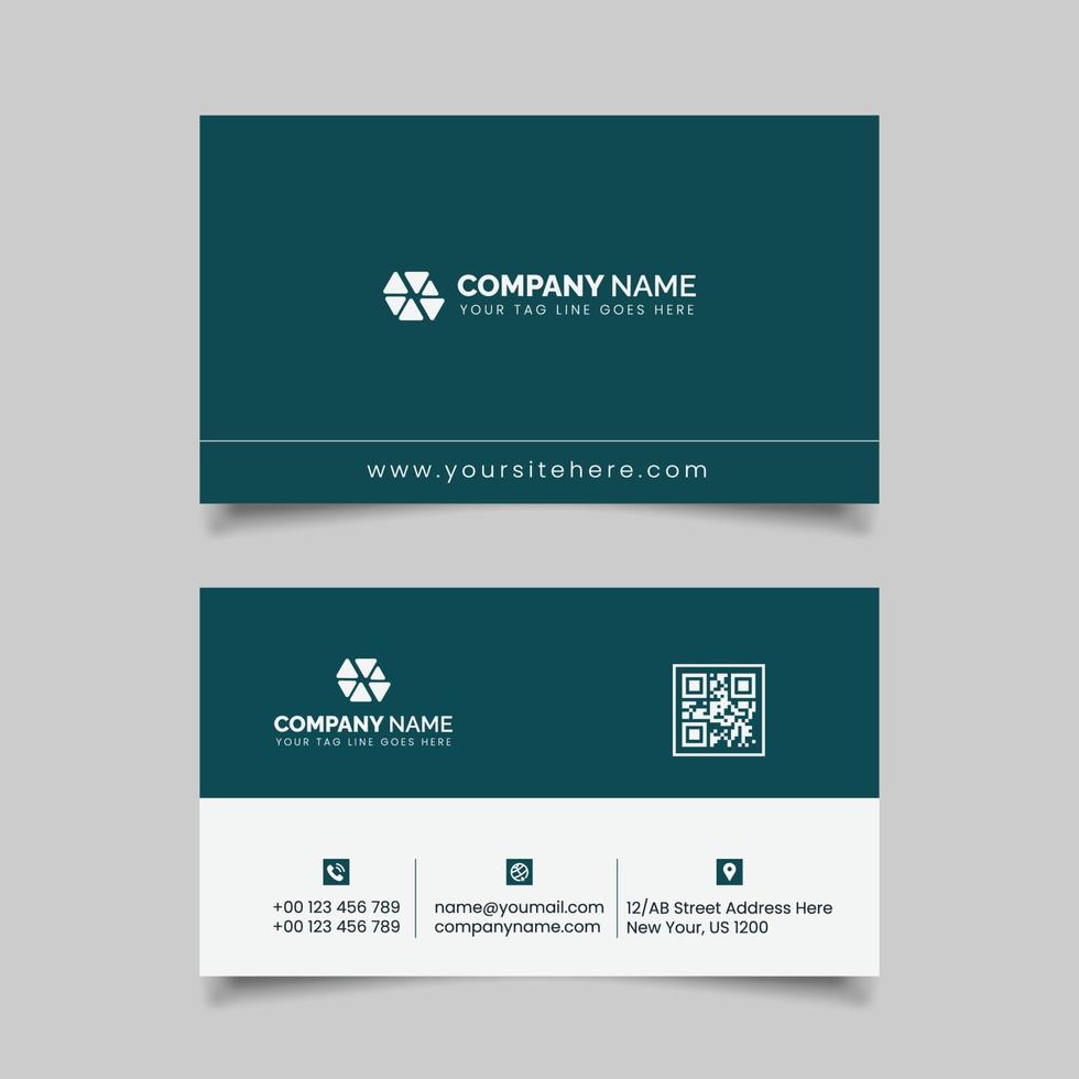 Modern Business Card Template Design vector