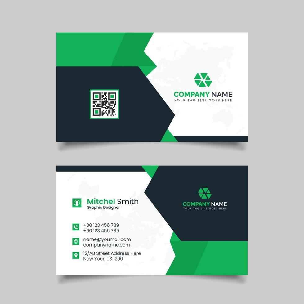 Creative Business Card Template vector