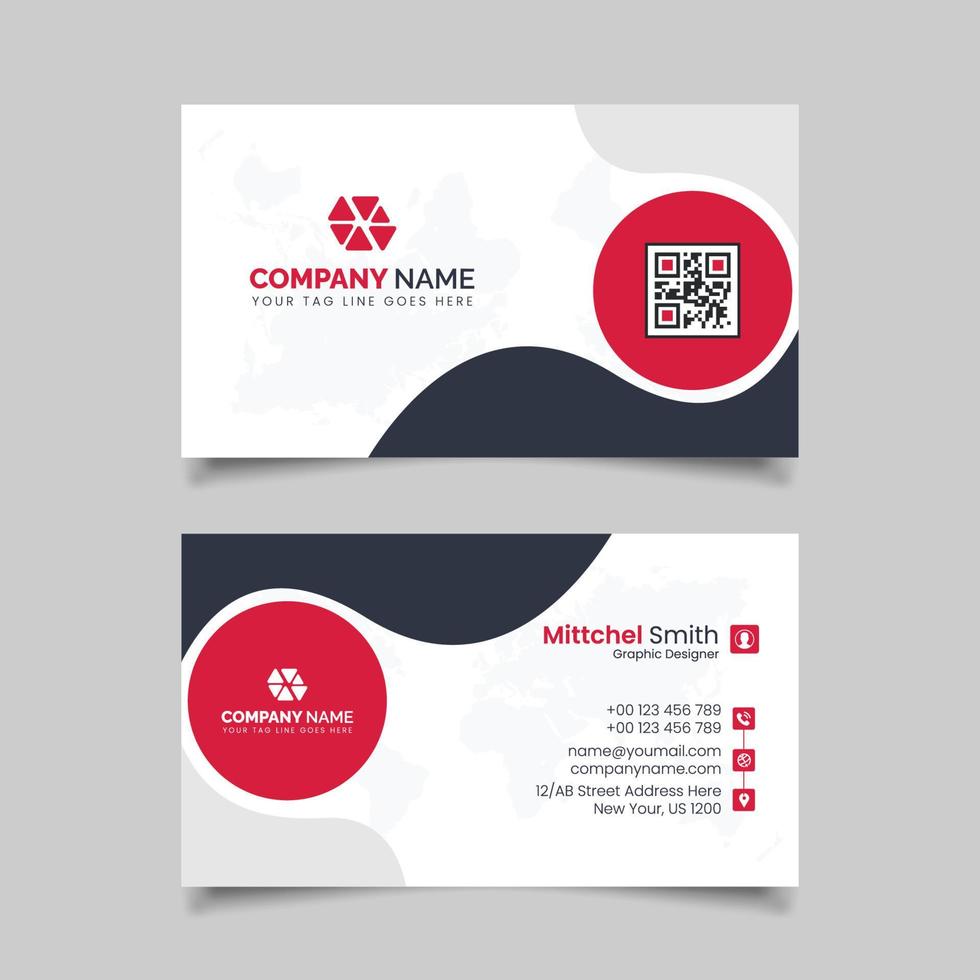 Creative Business Card Template vector