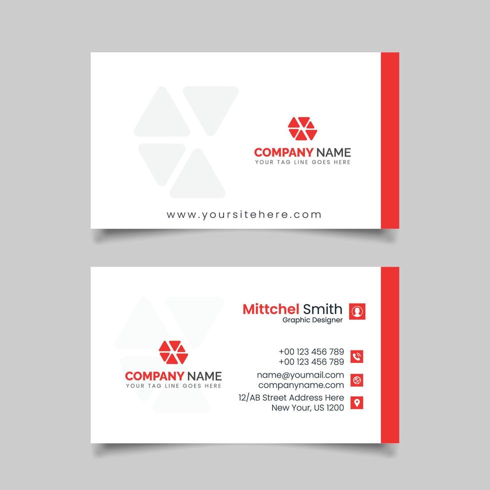 Modern abstract corporate clean creative design vector