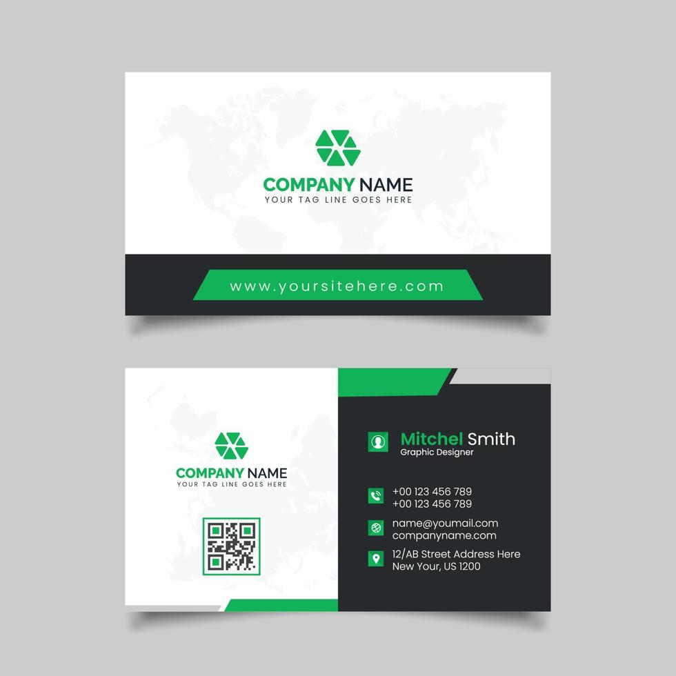 Creative Modern Business Card Design vector