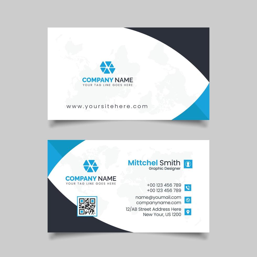 Creative Modern Business Card Design vector