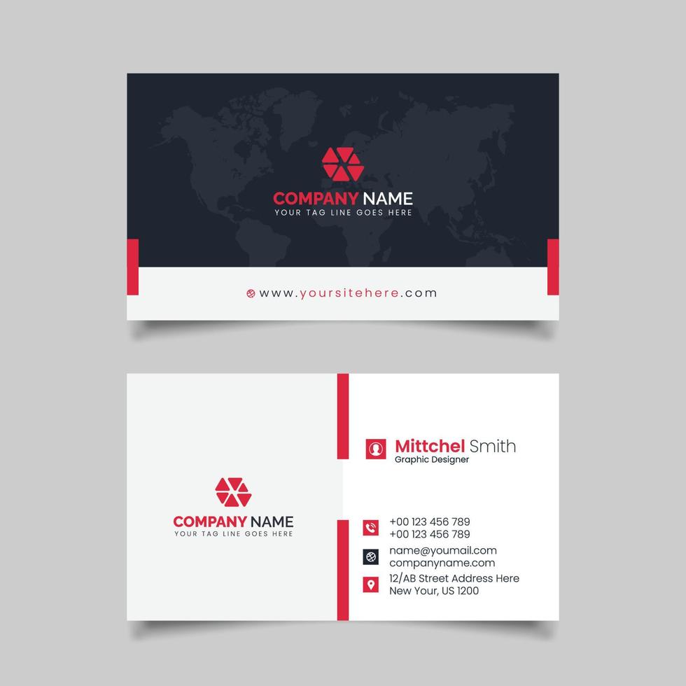 Creative Modern Business Card Template vector