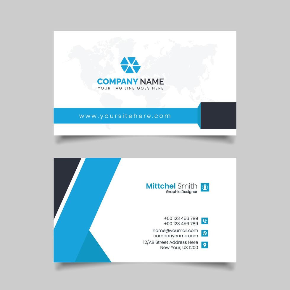 Creative Modern Business Card Template vector