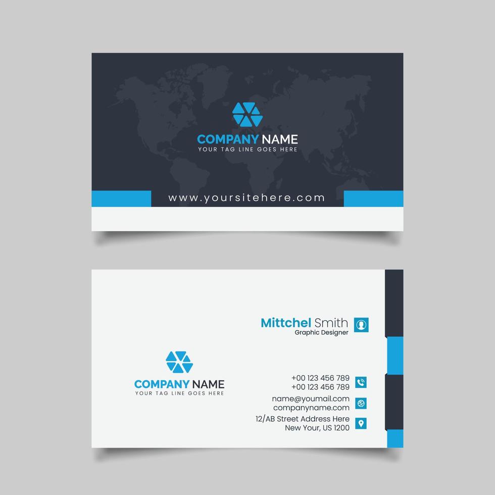 Creative Modern Business Card Template vector