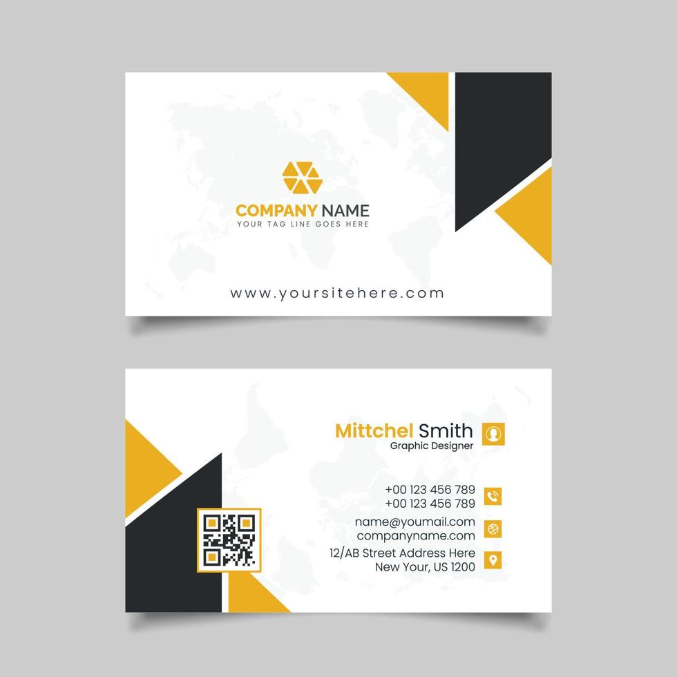 Creative Business Card Template vector