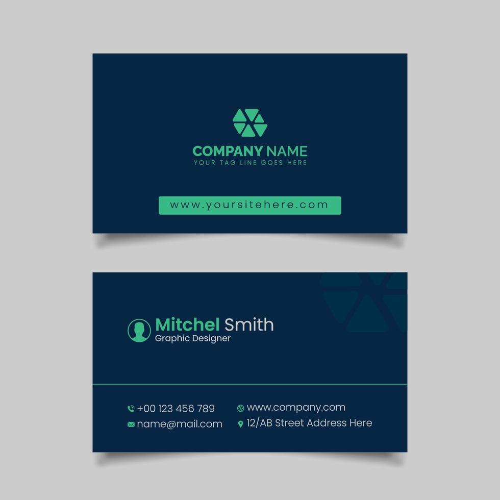 Creative Modern Business Card Template vector