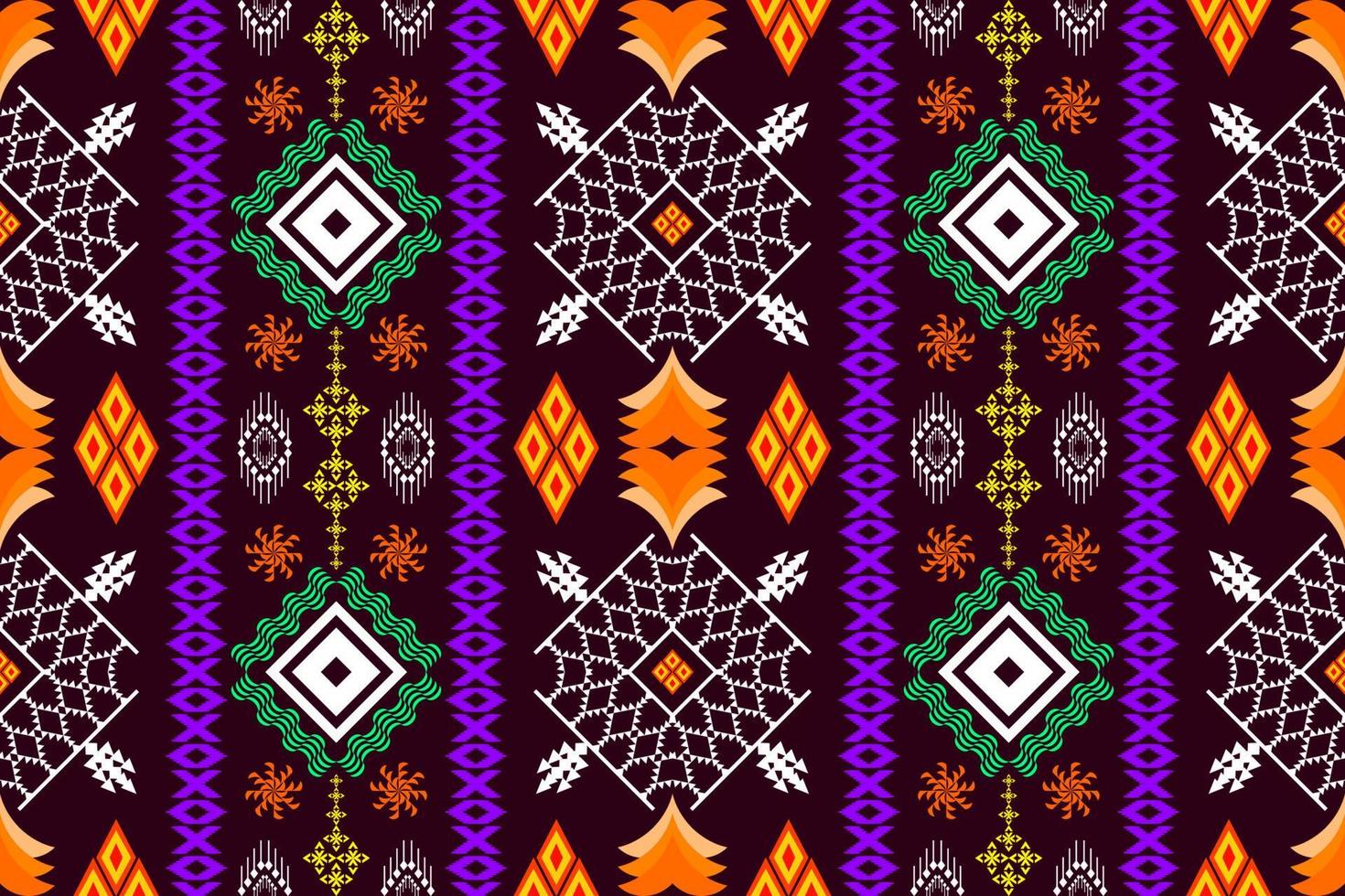 Beautiful embroidery.geometric ethnic oriental pattern traditional .Aztec style,abstract,vector,illustration.design for texture,fabric,clothing,wrapping,fashion,carpet,print. vector