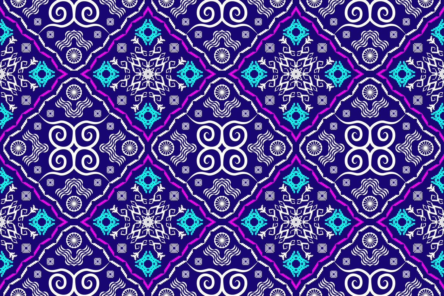 Beautiful embroidery.geometric ethnic oriental pattern traditional .Aztec style,abstract,vector,illustration.design for texture,fabric,clothing,wrapping,fashion,carpet,print. vector