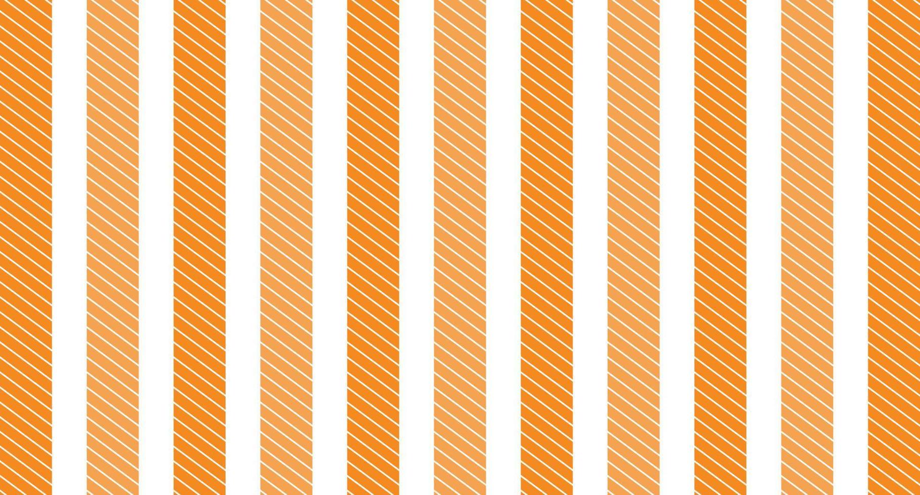 patrón de rayas de fondo de verano transparente naranja y blanco. diseño vectorial vector