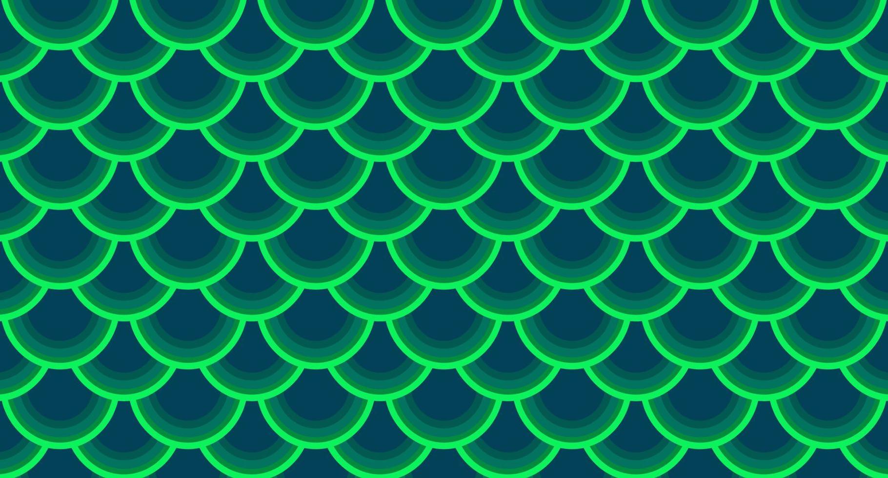 Chinese traditional oriental ornament background green clouds pattern seamless. Vector illustration