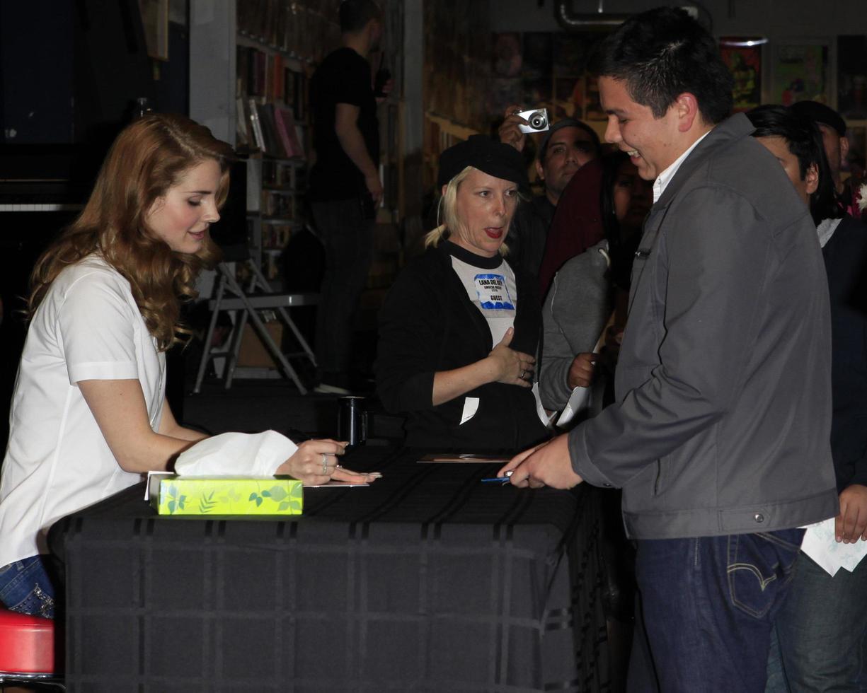 LOS ANGELES, FEB 7 -  Lana Del Rey at a performance and CD signing for her album Born To Die at Amoeba Records on February 7, 2012 in Los Angeles, CA photo