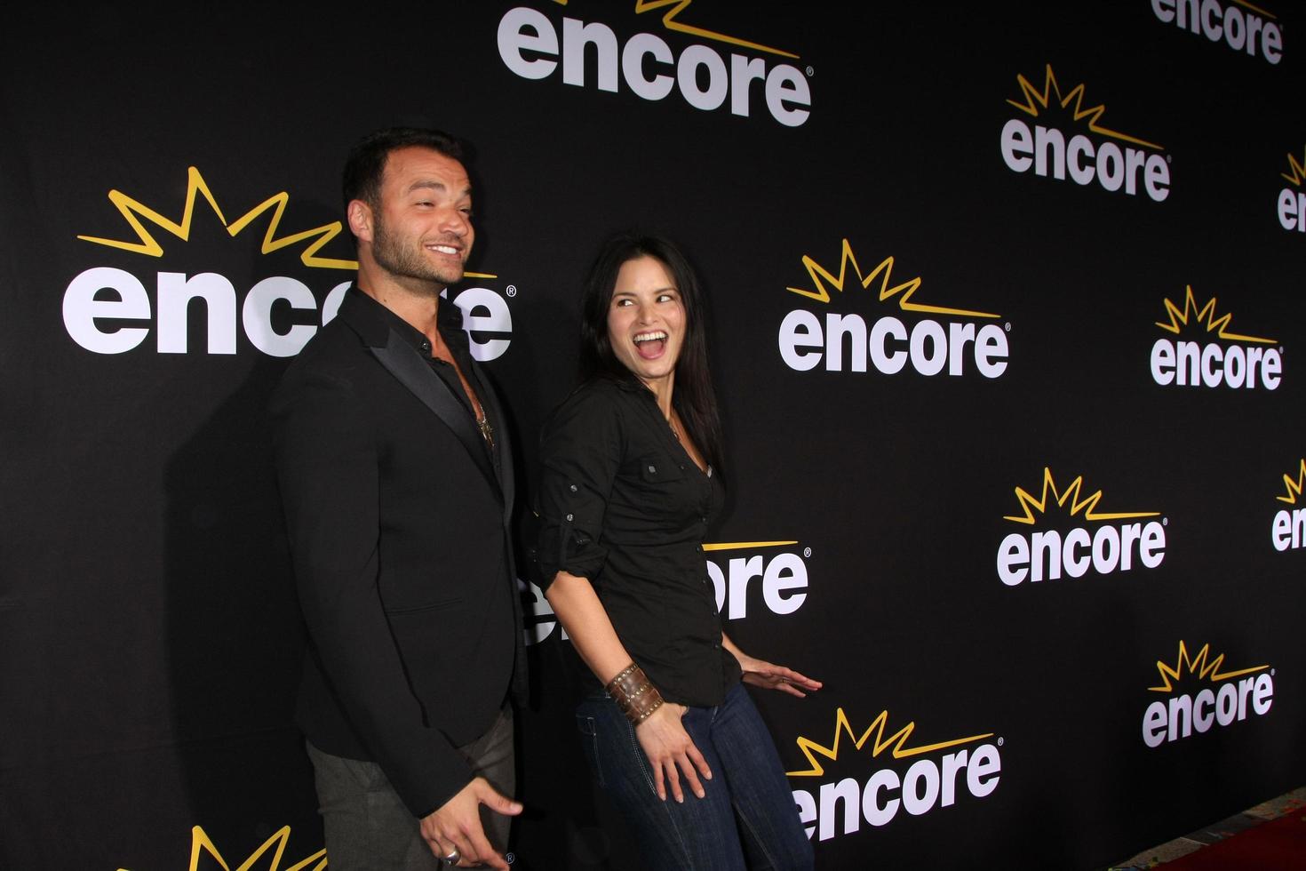 LOS ANGELES, DEC 7 - Nick Tarabay Katrina Law arrives at the Premiere Of Encore s Method To The Madness Of Jerry Lewis at Paramount Studios Theater on December 7, 2011 in Los Angeles, CA photo