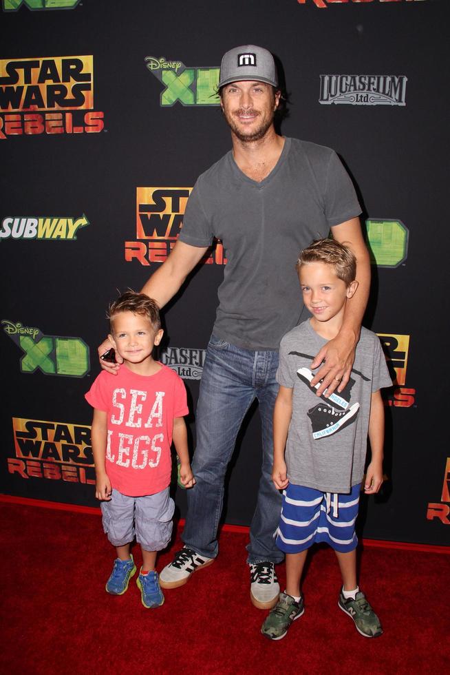 LOS ANGELES, SEP 27 - Oliver Hudson at the Star Wars Rebels Premiere Screening at AMC Century City on September 27, 2014 in Century City, CA photo