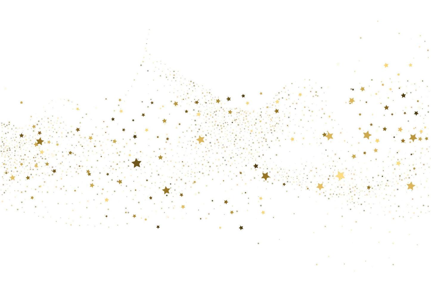 Light gold glitter confetti texture vector