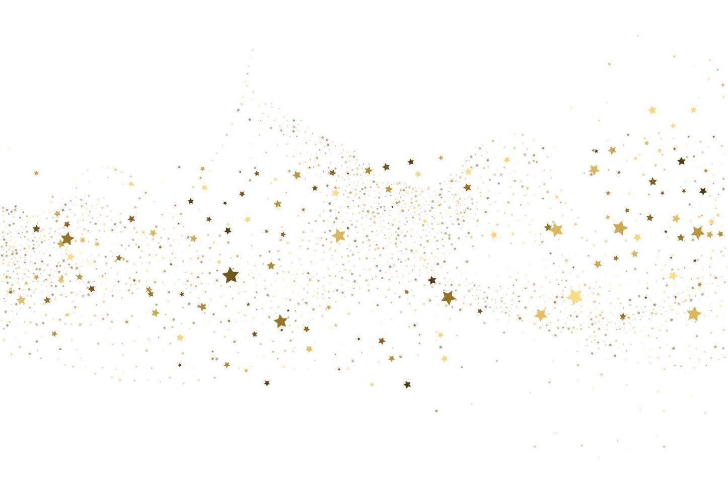 Light gold glitter confetti texture vector