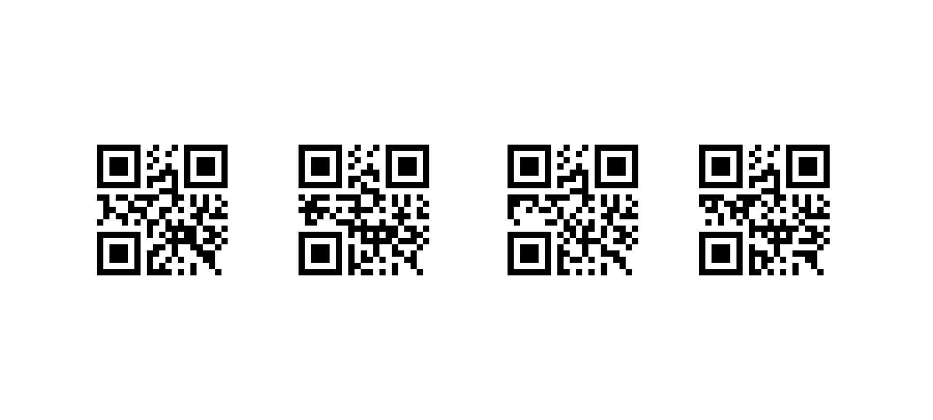 colección de código qr vector