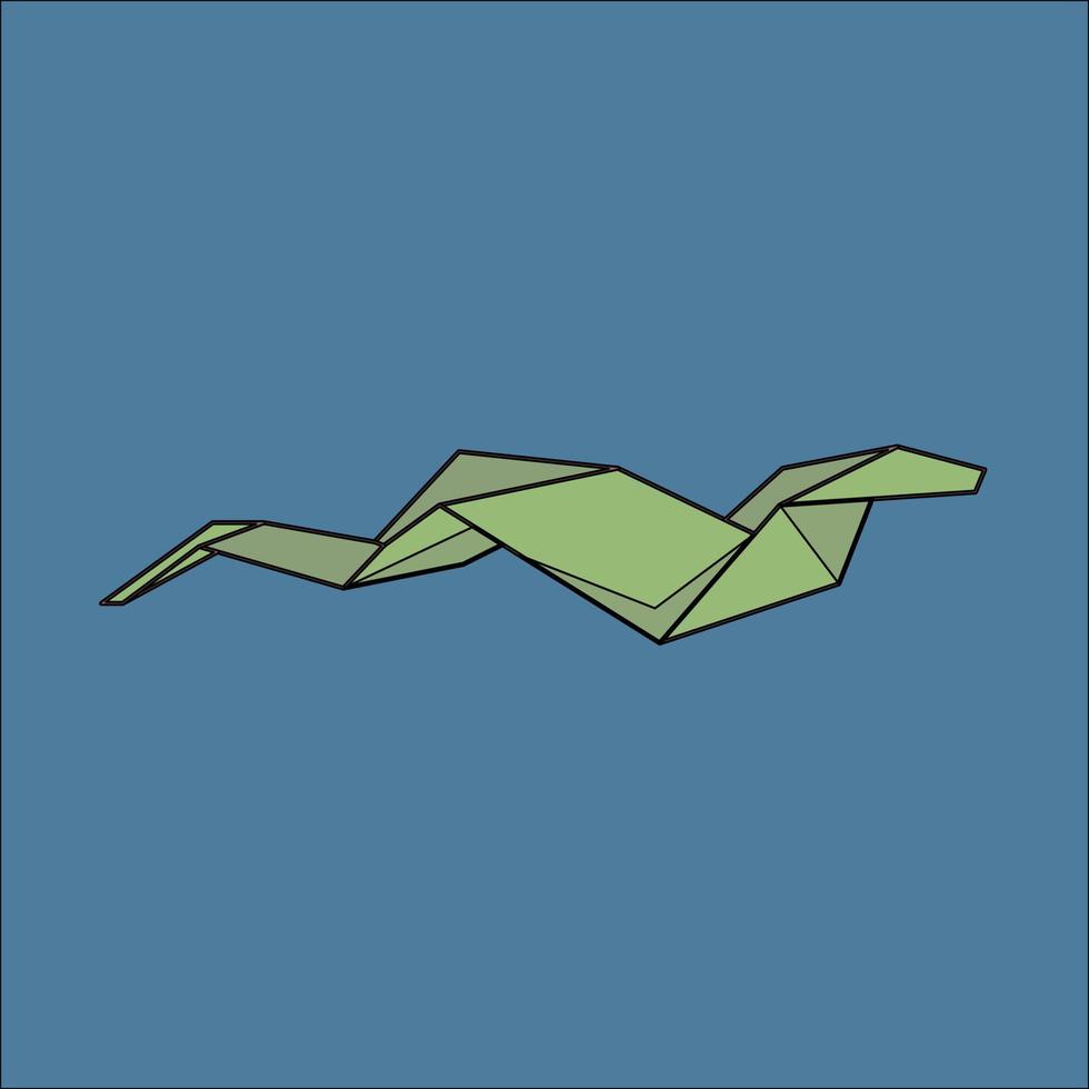 flat icon snake vector