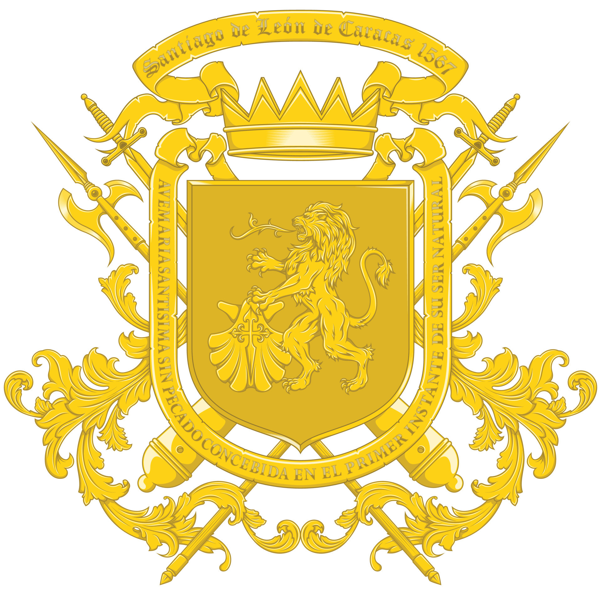 coat-of-arms-of-the-city-of-caracas-venezuela-9579830-vector-art-at