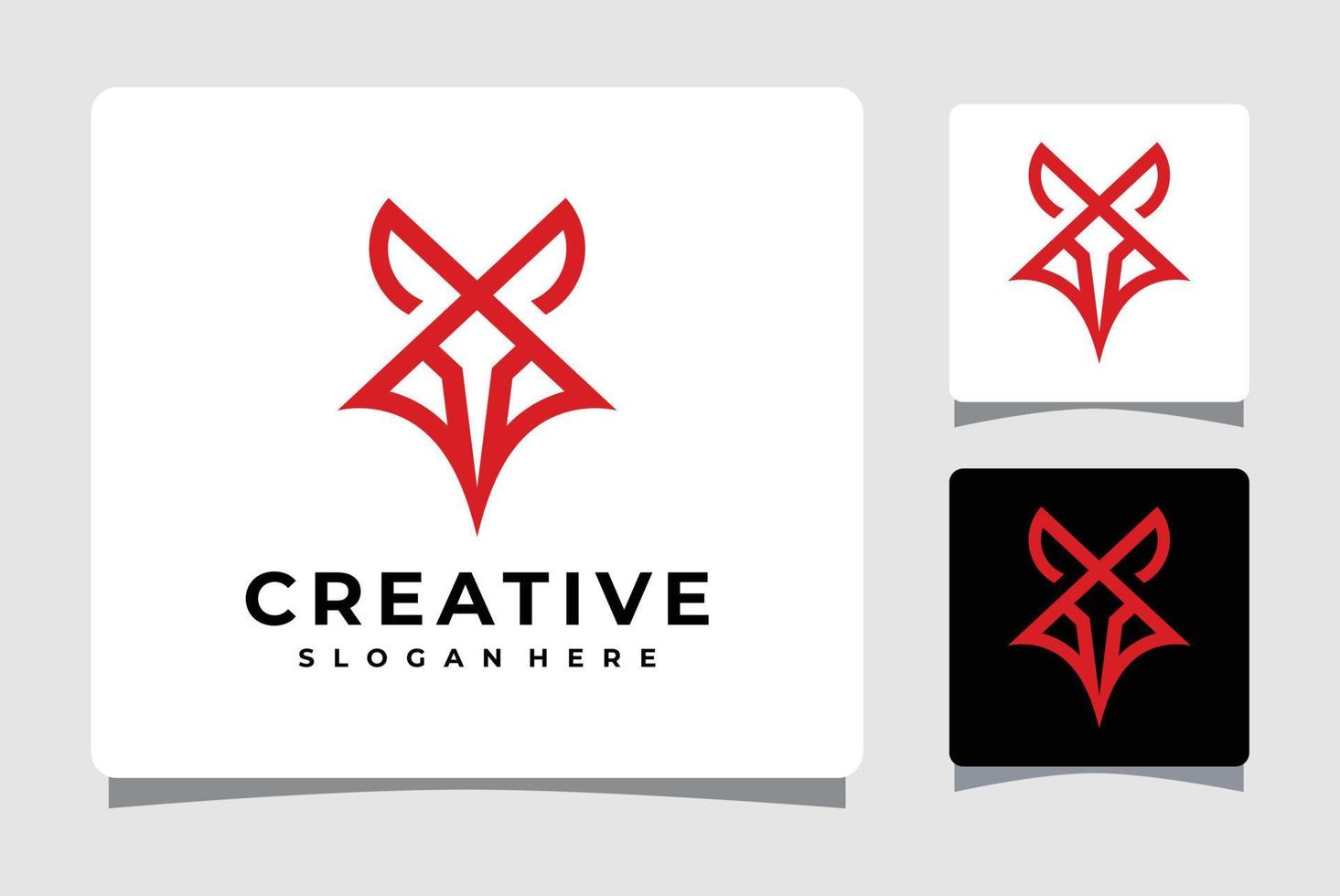 Fox Logo Template Design Inspiration vector
