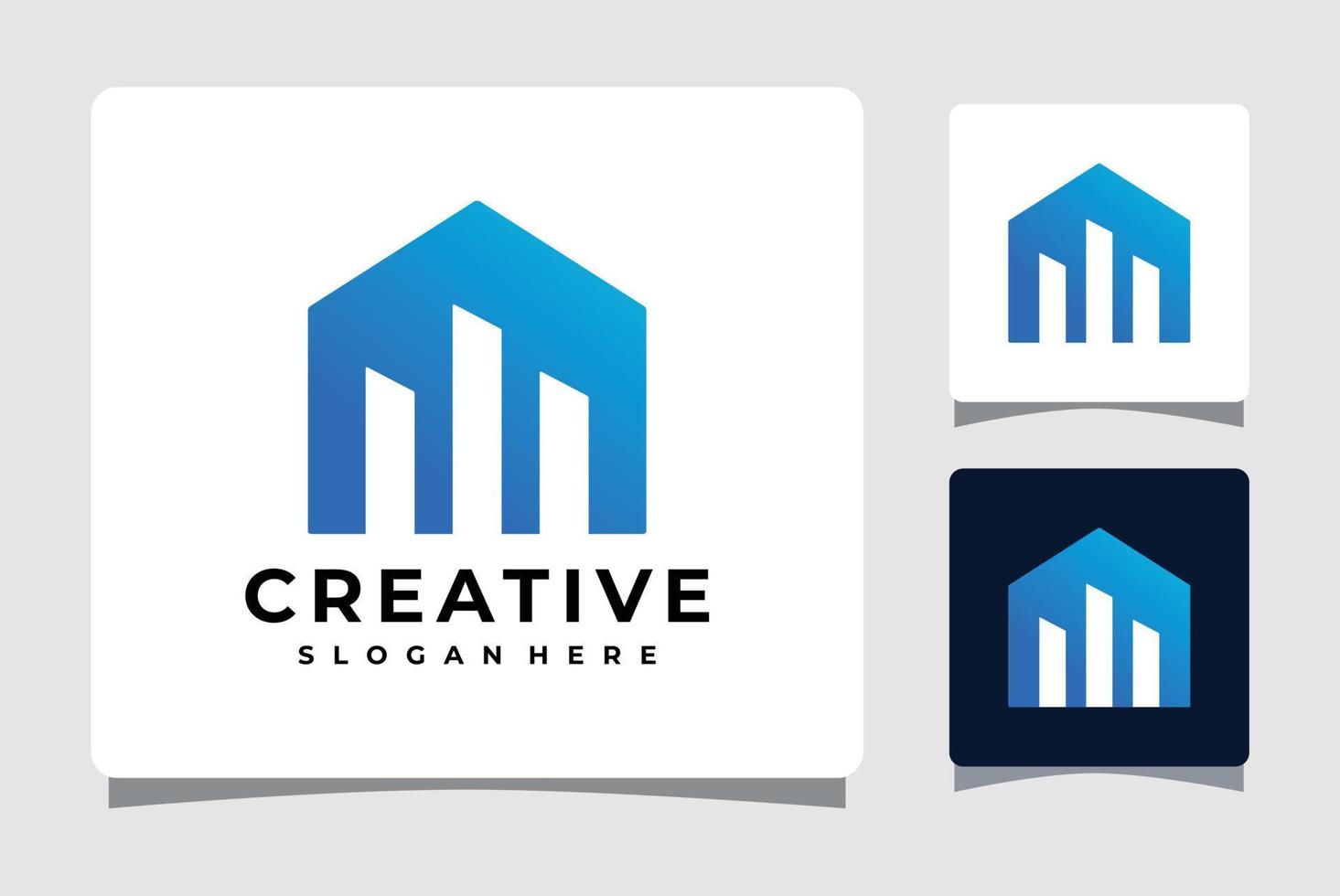 Home And Building Logo Template Design Inspiration vector