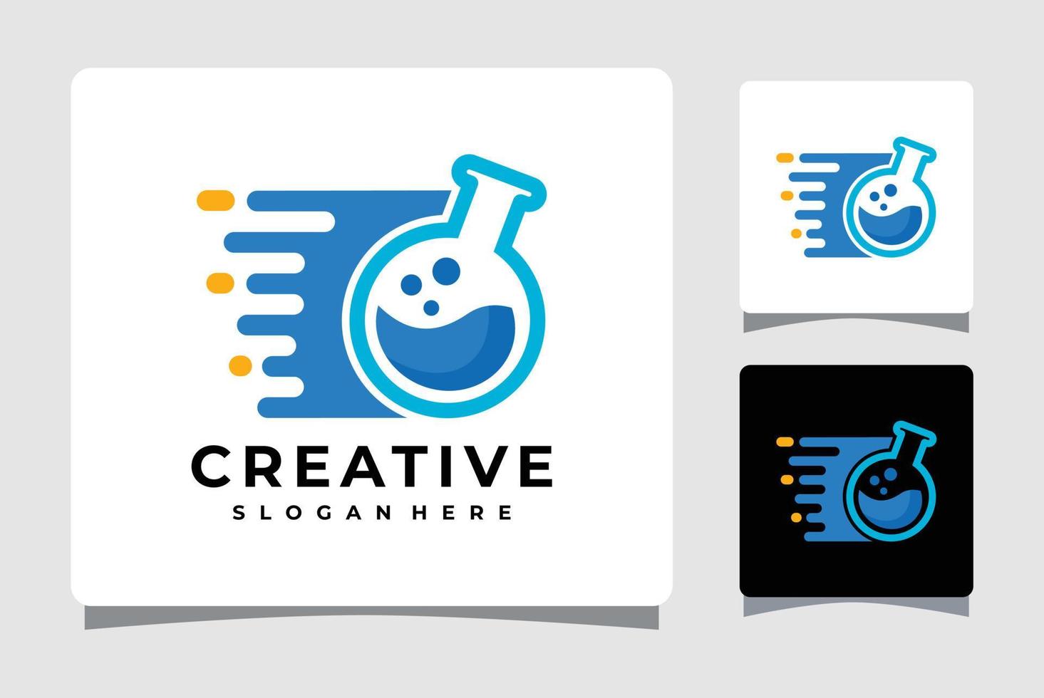 Fast Laboratory Logo Template Design Inspiration vector