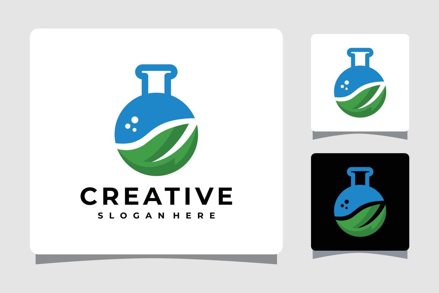 Nature Laboratory Logo Template Design Inspiration vector