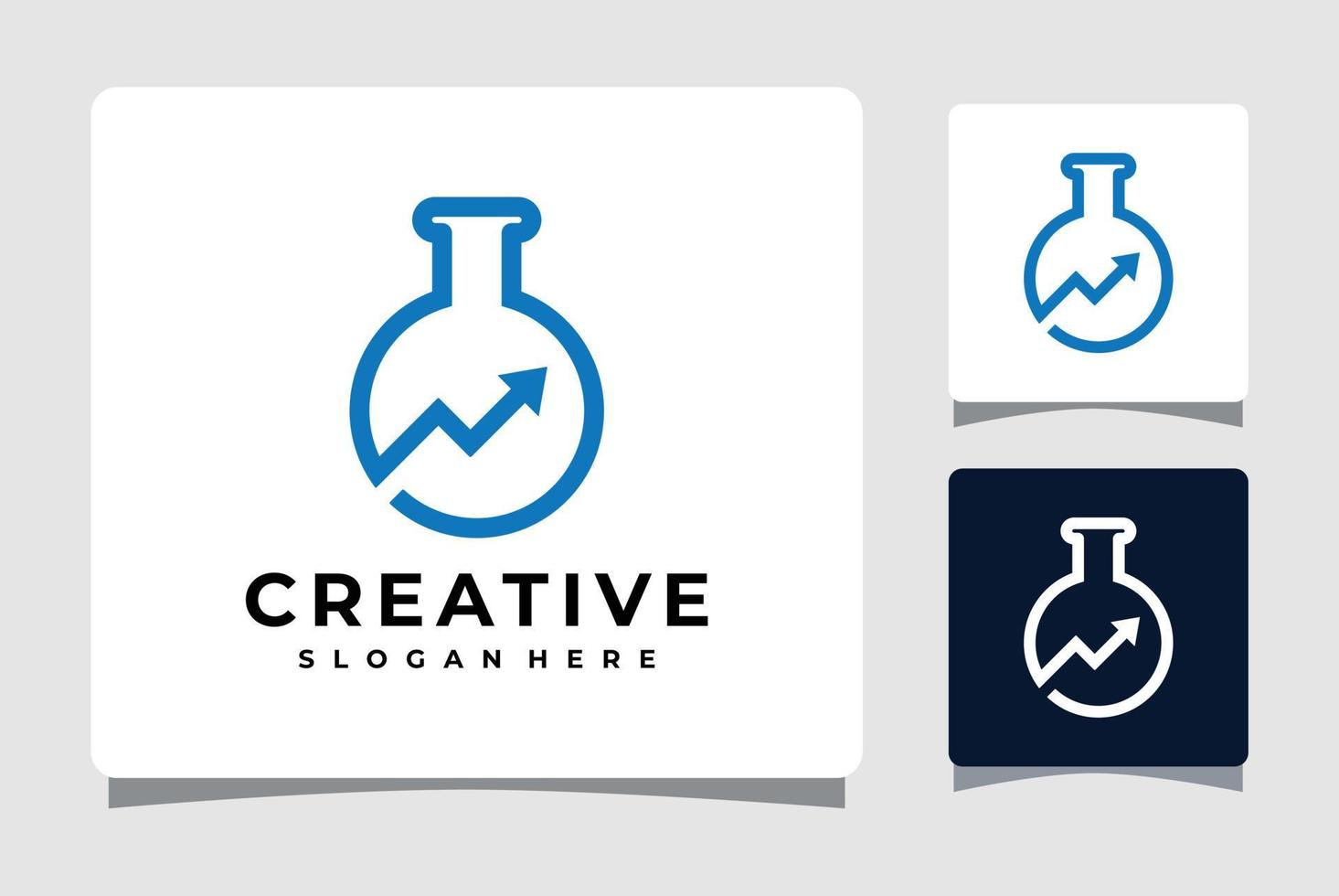 Lab Statistic Logo Template Design Inspiration vector