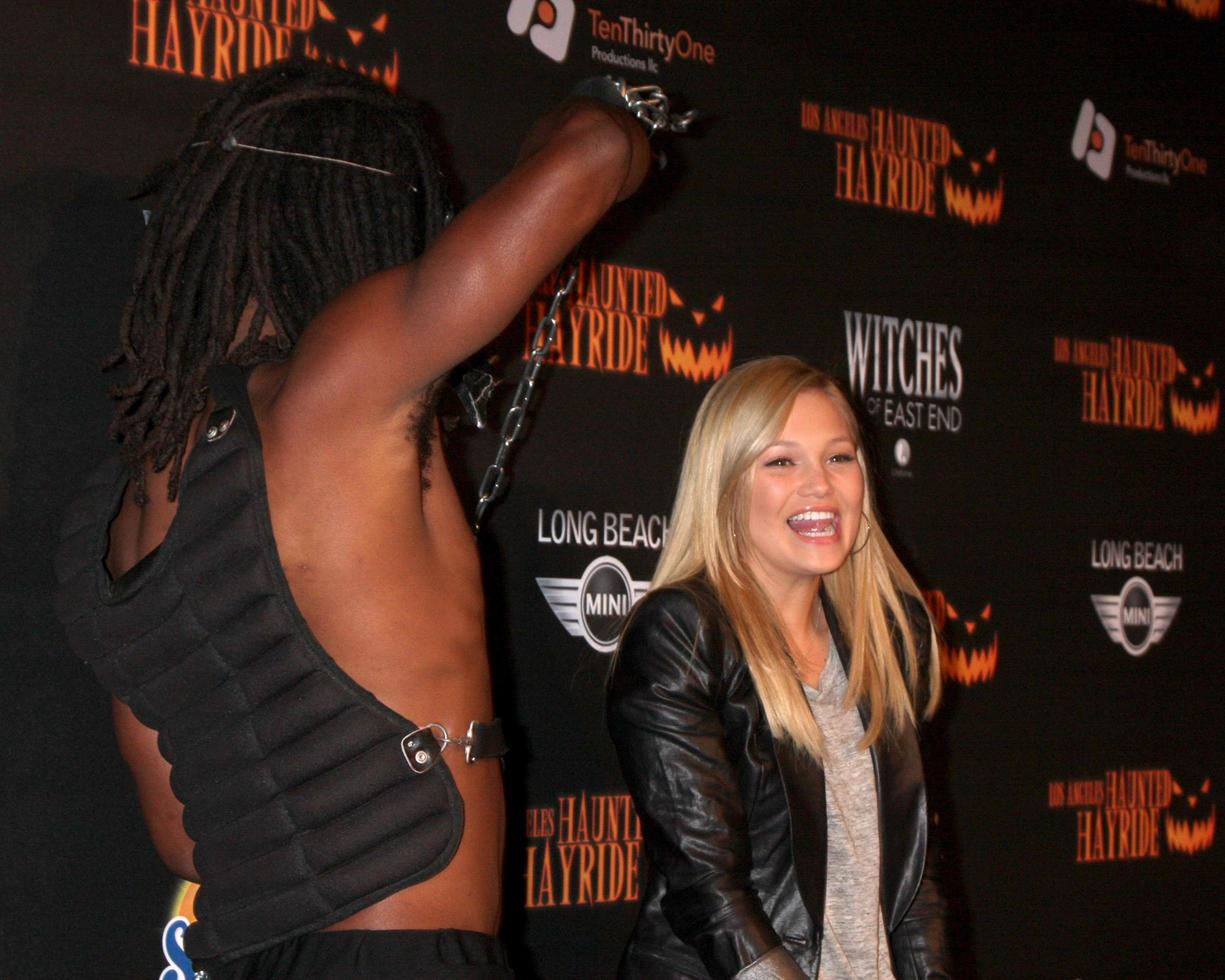 LOS ANGELES, OCT 10 - Olivia Holt at the 8th Annual LA Haunted Hayride Premiere Night at Griffith Park on October 10, 2013 in Los Angeles, CA photo