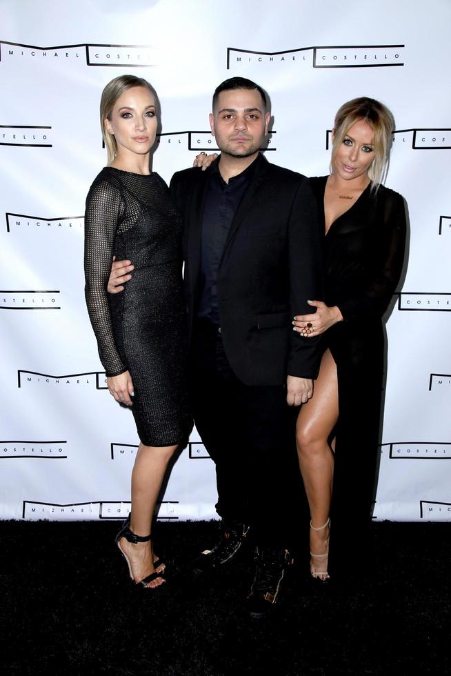 LOS ANGELES, JUL 23 - Shannon Bex, Michael Costello, Aubrey O Day at the Michael Costello And Style PR Capsule Collection Launch Party at the Private Location on July 23, 2015 in Los Angeles, CA photo
