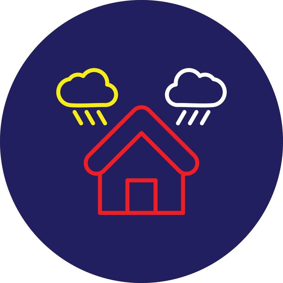 Shelter Line Multicolor vector