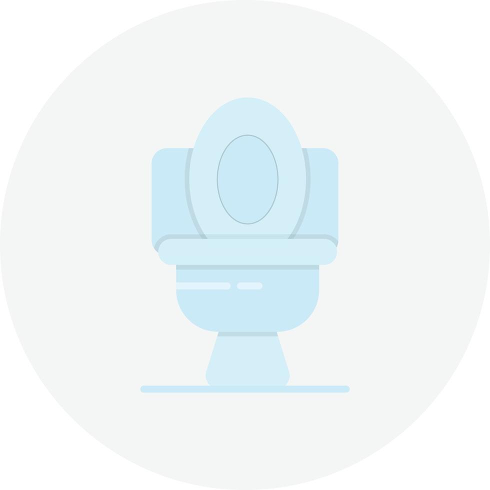 Toilet Flat Circle vector