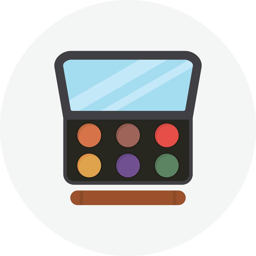 Eyeshadow Flat Circle vector