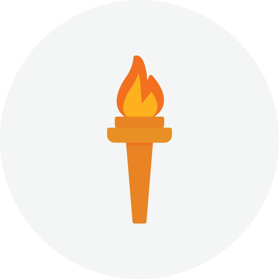 Torch Flat Circle vector