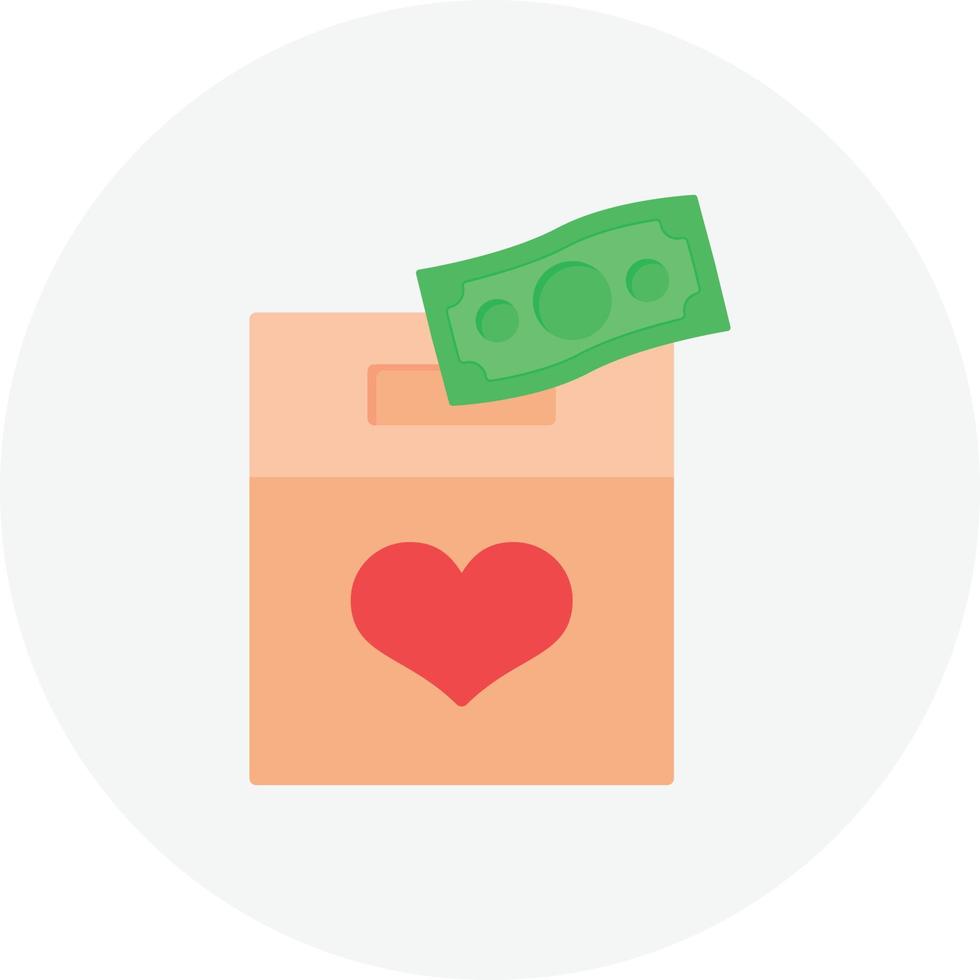 Charity Flat Circle vector