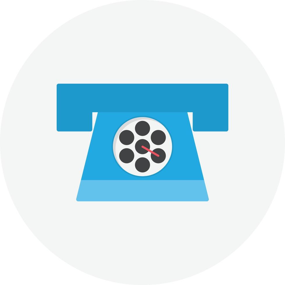 Contact Us Flat Circle vector